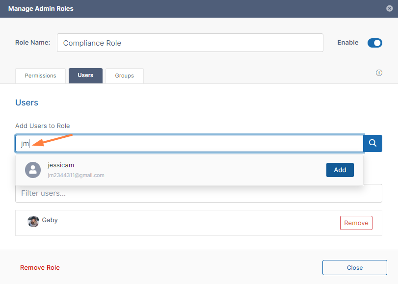 Add users to role.png