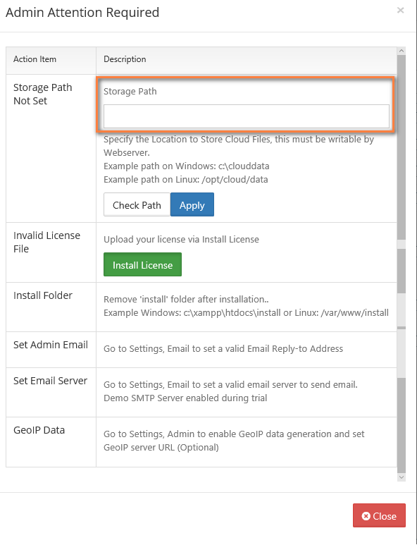 FC new admin attention storage.png