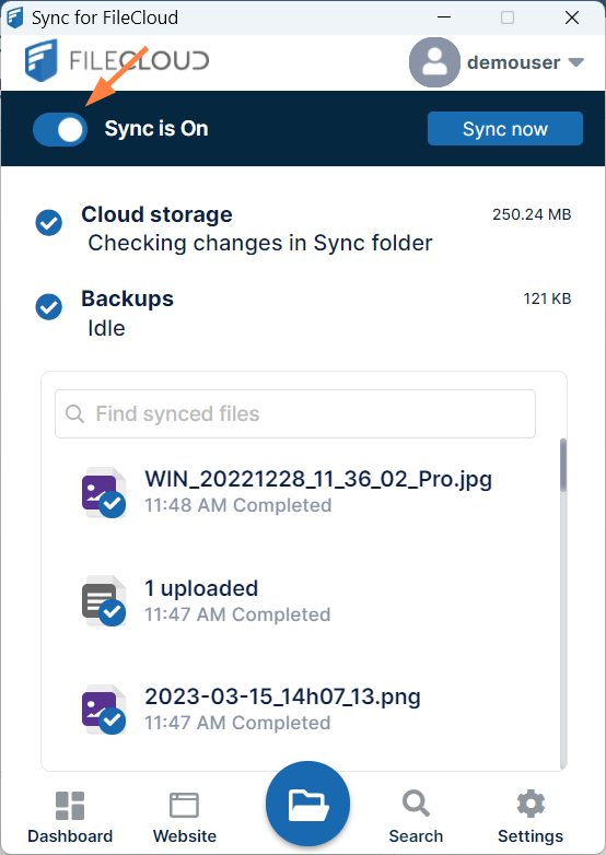 SyncIsOnOnline.png